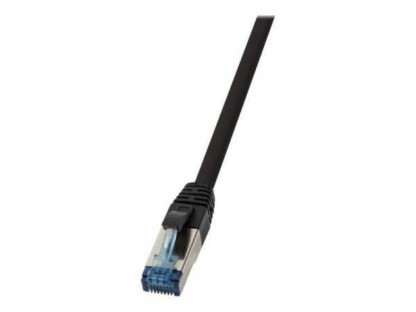 LogiLink Patchkabel CAT6A S/FTP AWG27f. Industrie black 1m