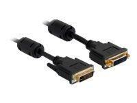 DVI Verl. Delock DVI(24+5) -> DVI(24+5) St/Bu 1.00m Gold