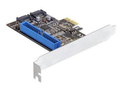 Delock PCI Express Card > 2 x internal SATA 6 Gb/s + 1 x internal IDE - Speichercontroller (RAID)