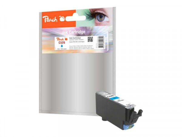 Patrone Peach komp. zu Canon CLI-526C Cyan