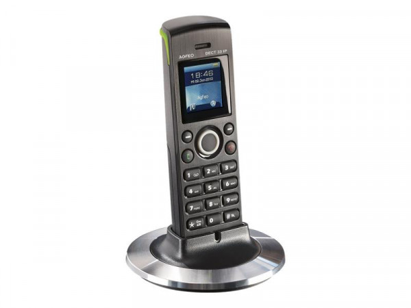 (B-Ware) AGFEO DECT33 IP schnurloses Erweiterungshandgerät schwarz