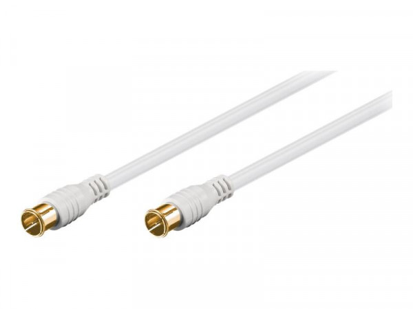 Goobay F-Quick SAT Antennenkabel, 1,5m, weiß, Bulk