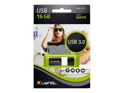 Xlyne Wave - USB-Flash-Laufwerk - 16 GB - USB 3.0