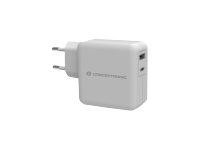 CONCEPTRONIC Ladegerät 2Port 30W USB PD USB C > A weiß