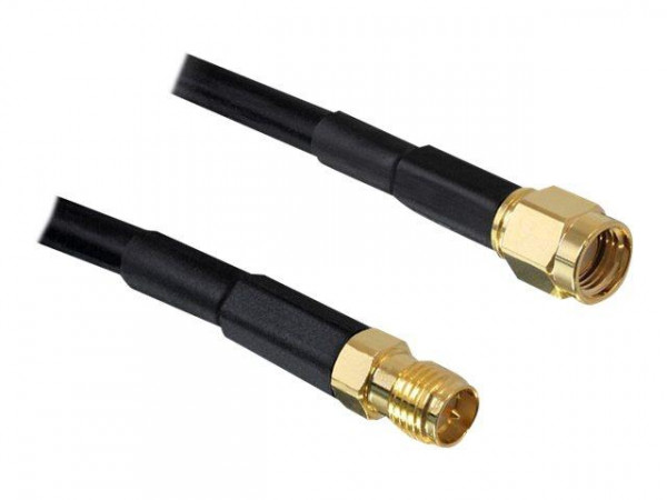 HF Kabel Delock RP-SMA -> RP-SMA St/Bu 5.00m low loss