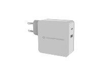 CONCEPTRONIC Ladegerät 2Port 60W USB PD USB C > A weiß