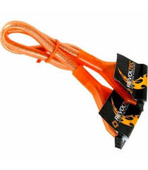 Floppykabel "Silver Cable" Revoltec UV-aktiv 48cm Orange