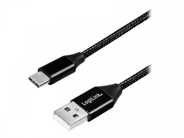 LogiLink USB-Stecker USB 2.0 zu USB-C 0,3m
