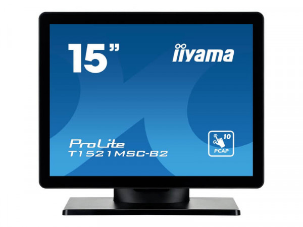 IIYAMA 38.0cm (15") T1521MSC-B2 5:4 M-Touch VGA+HDMI
