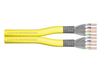 DIGITUS Cat.7A S/FTP Verlegekabel,100m,duplex,Dca-s1a d1 a1