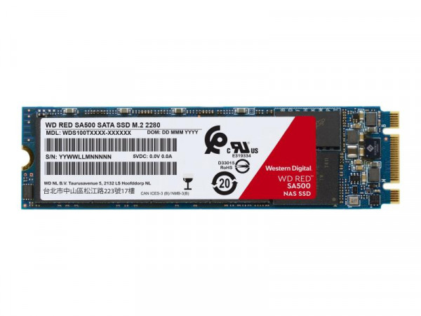SSD 2TB WD Red M.2 (2280) SATAIII SA500 NAS intern