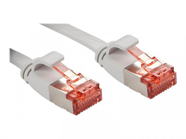 Lindy Patchkabel Cat6 U/FTP Flachband grau 5.00m
