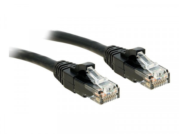 Lindy Patchkabel Cat6 U/UTP schwarz 7.50m