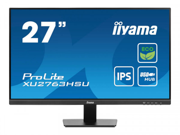 IIYAMA 68.6cm (27") XU2763HSU-B1 16:9 HDMI+DP+2xUSB IPS