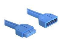 USB3.0 Verl. Delock Pinheader 19Pin -> 19pin St/Bu 0.45m