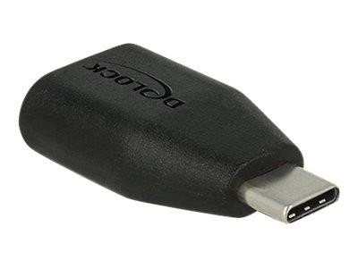 USB3.1 Adapter Delock A -> C Bu/St schwarz