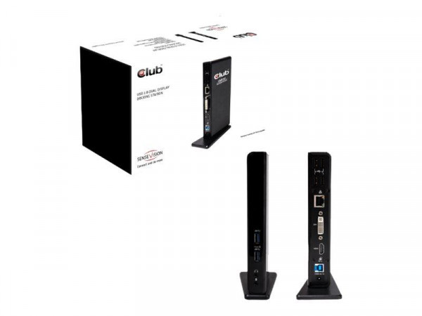 Club3D Dockingstation USB3 ->4xUSB2/2xUSB3/HDMI/DVI