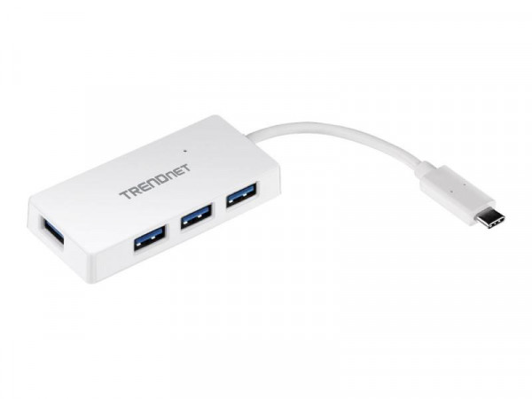 TRENDnet USB-HUB 4-port USB3.0 Ultra-Mini-Hub an USB-C