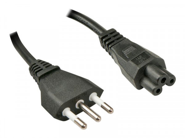 Lindy IEC-Netzkabel 2m Italien Netzst. IEC320 C5