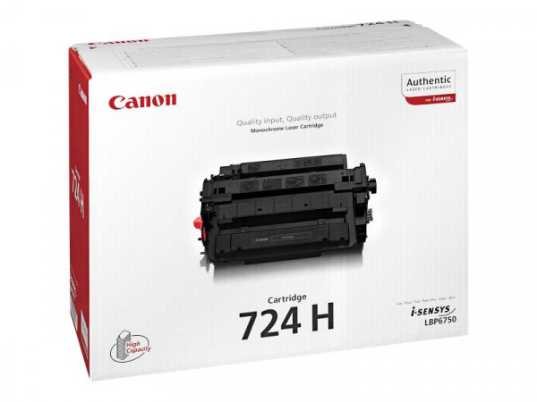 Toner Canon 724H black 12500 Seiten