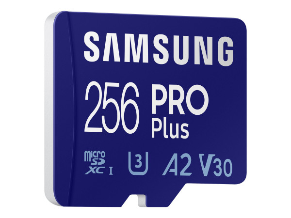 SD MicroSD Card 256GB Samsung SDXC PRO Plus (Class10)
