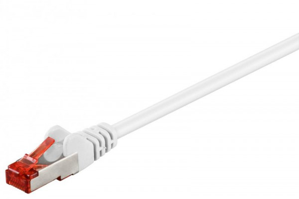NW Kabel CAT6 S/FTP 0,15m weiß halogenfrei goobay