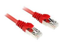 Sharkoon Kabel RJ45 CAT.6 SFTP 5,0m rot