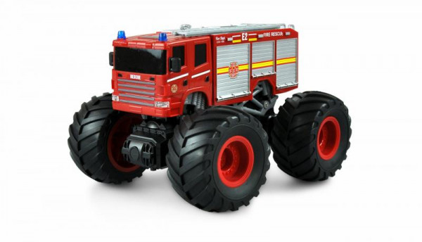 Amewi Monster Feuerw. Truck 1:18, RTR+LED Beleuch.& Sound-ro