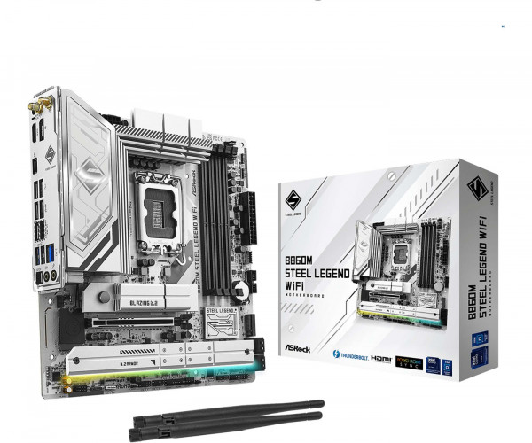 ASRock B860M Steel Legend WiFi 1851 mATX HDMI/DP DDR5