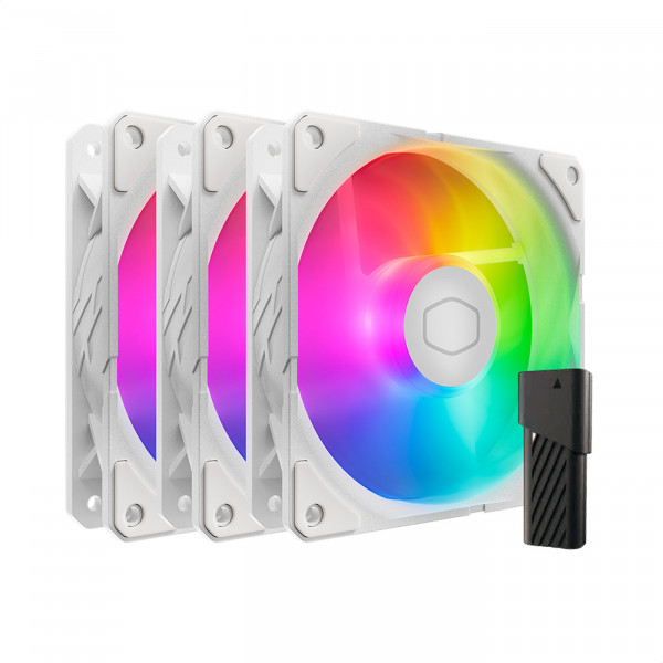CoolerMaster Lüfter SickleFlow Edge White 120 ARGB 3in1