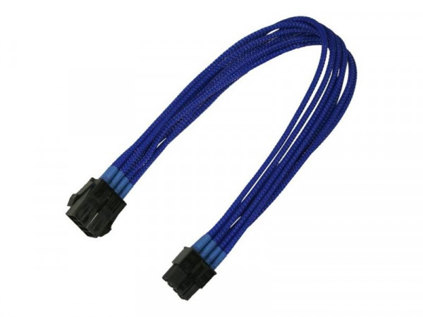 Kabel Nanoxia 8er PCI-E Verlängerung, 30 cm, Single, blau