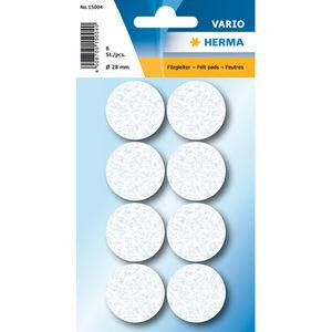 HERMA Filzgleiter weiss 28 mm