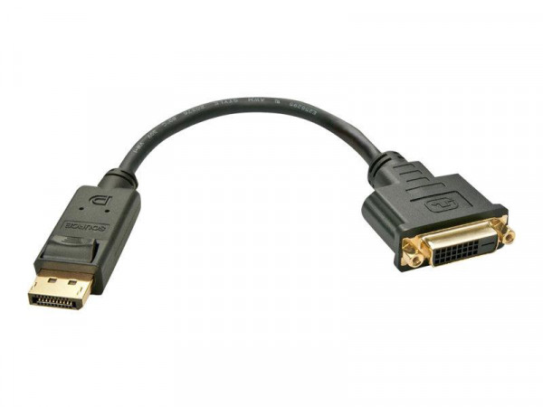 Lindy Adapterkabel Displayport auf DVI-D 0.15m