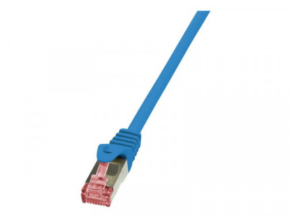 LogiLink CAT6 S/FTP Patchkabel AWG27 PIMF blau 0,25m