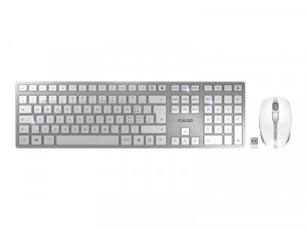CHERRY TAS DW 9000 SLIM EU-Layout silver white