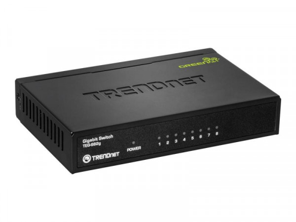 TRENDnet Switch 8 Port Gbit Unmanaged Desktop Metall