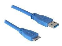 USB3.0 Kabel Delock A -> Micro-B St/St 3.00m blau