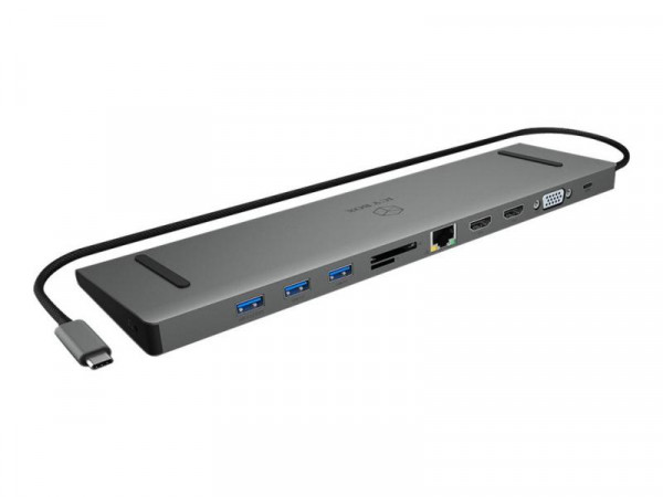 Dockingstation IcyBox USB-C -> HDMI/VGA/USB-A/LAN/3.5Stere