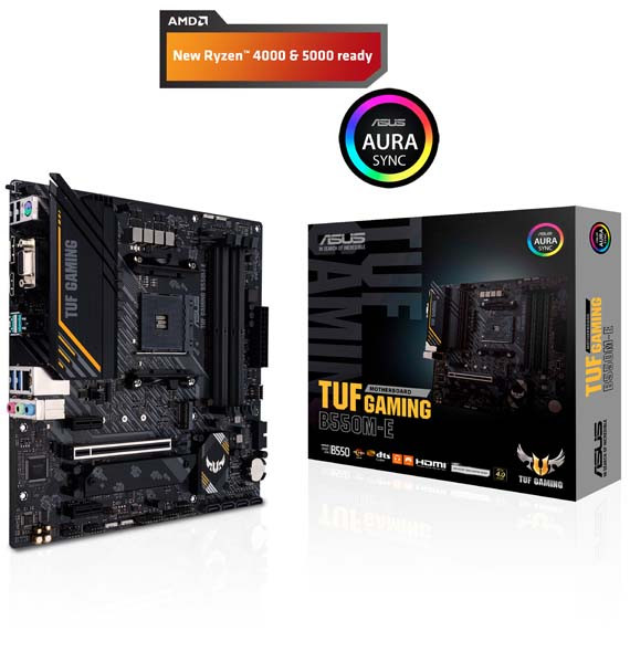 Mainboard ASUS TUF GAMING B550M-E (AMD,AM4,DDR4,ATX)