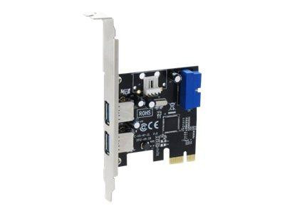 Schnittstelle PCI-E USB 3.0 4-Port (2ext/20pin int) Sedna