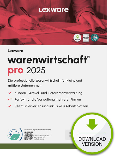 Lexware ESD warenwirtschaft pro 2025 Download (365-Tage)