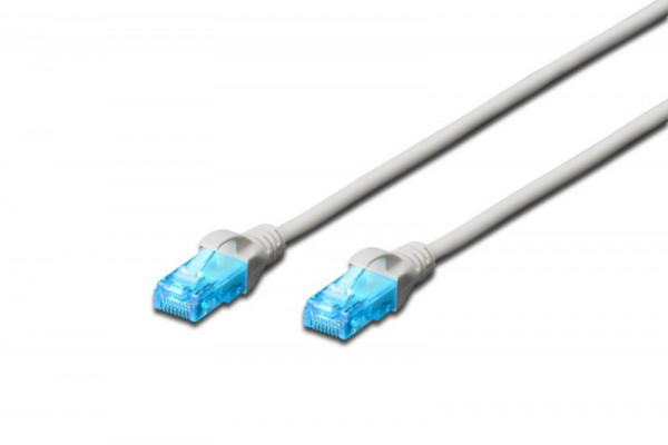 DIGITUS Patchkabel Cat5e U/UTP 2xRJ45 3,0m grau