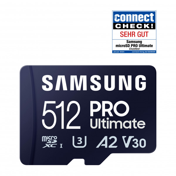 SD MicroSD Card 512GB Samsung SDXC PRO Ulti.(Class10) Read