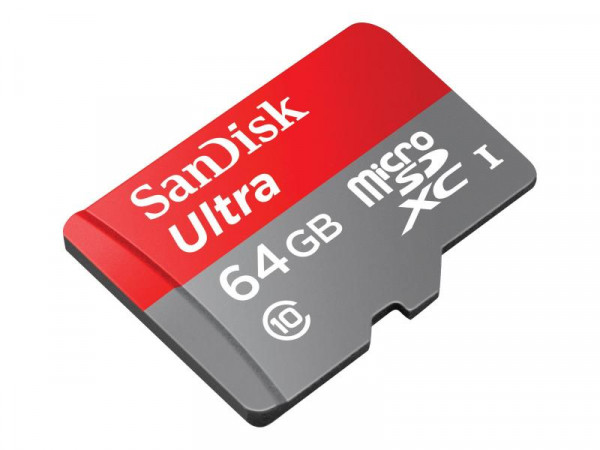 SD MicroSD Card 64GB SanDisk Imaging 80MB/sec Class 10