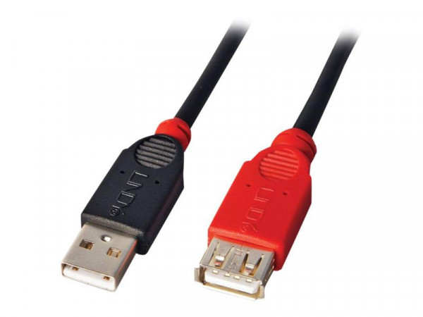 Lindy USB 2.0 Aktiv-Verlängerung Typ A/A Slim M/F 5m