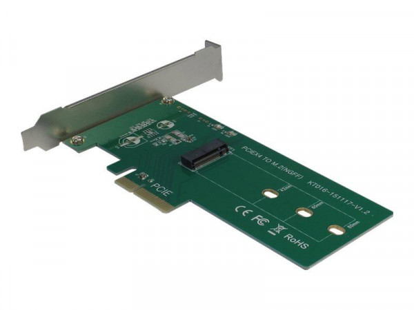 Inter-Tech Riser Card KT016 PCIe x4 -> M.2 Slot