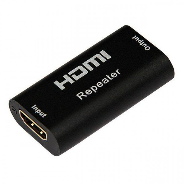 Techly HDMI2.0 Repeater, 4K, Signal Verstärker, 40 Meter