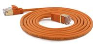 Wantec Patchkabel SSTP CAT7 Ste. CAT6a d=4mm 3,00m orange