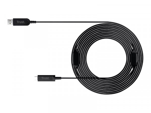 Trust Iris Kabel Kit 10m USB-A / USB-C schwarz