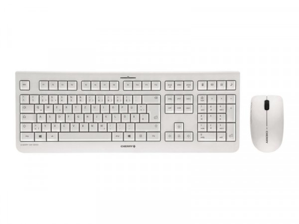 CHERRY TAS DW 3000 Wireless Desktop weiß Tastatur + Maus